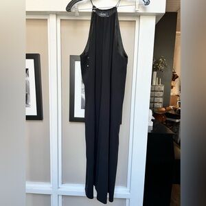 ‘S Max Mara black halter sheath dress, Size 10